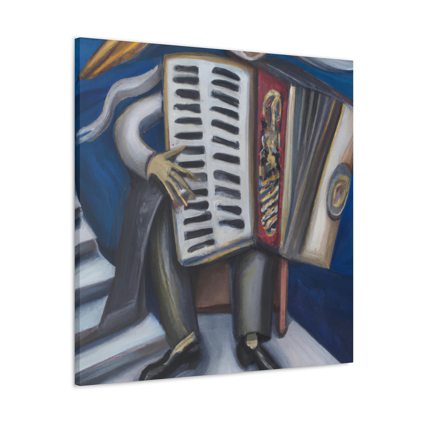 "Accordion in Surrealism" - Canvas