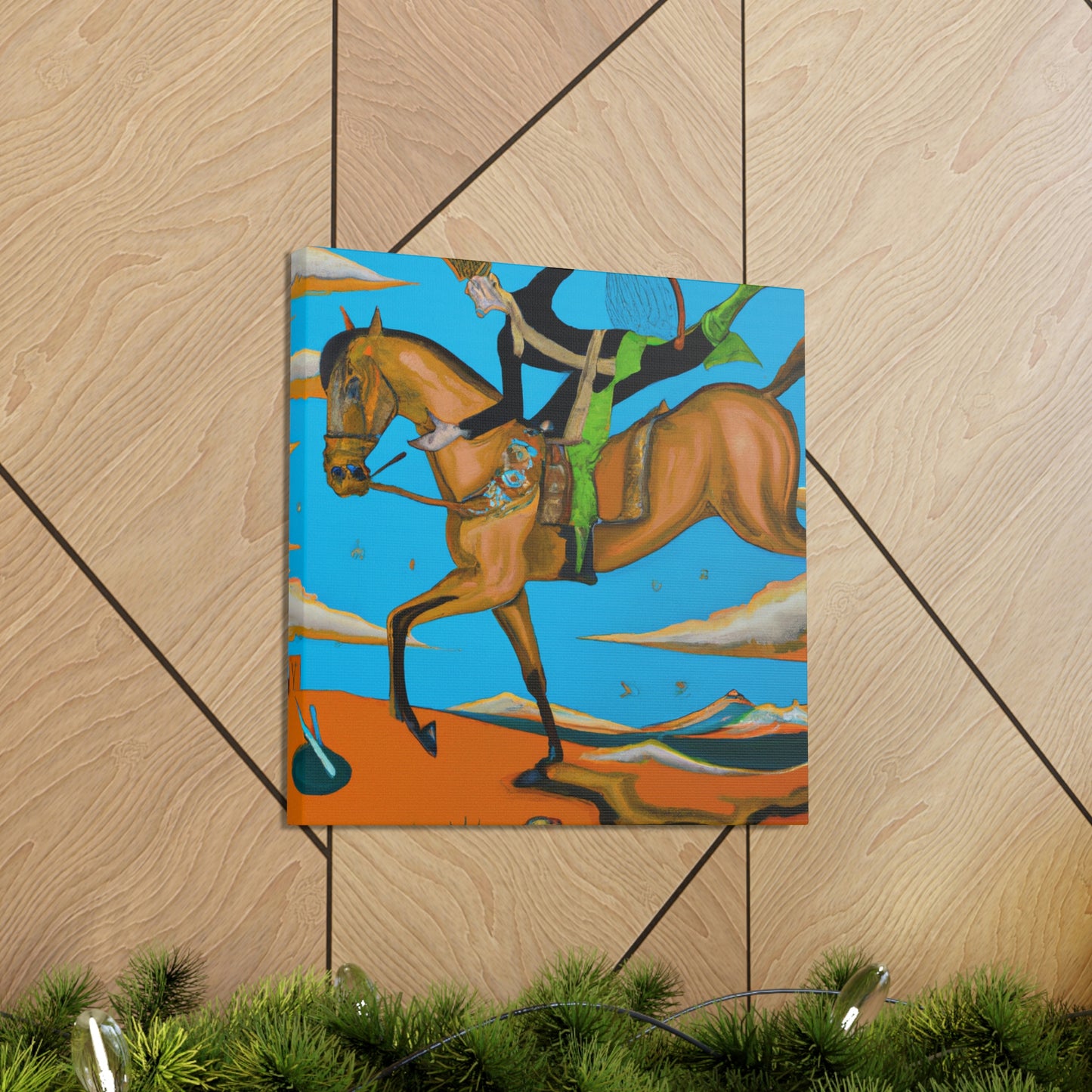 Cavalryman's Dream Vision - Canvas