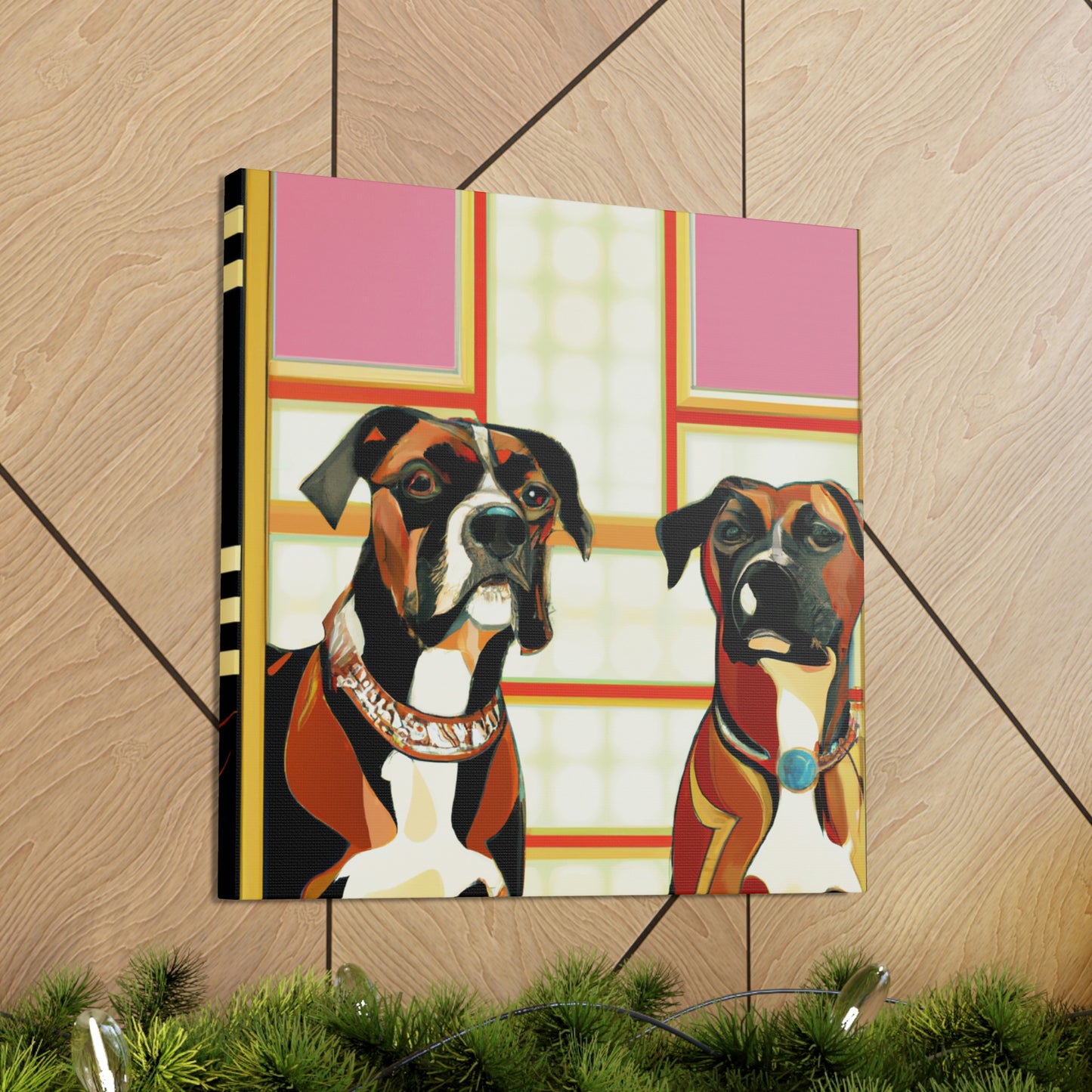 "Boxer's Glistening Grit" - Canvas