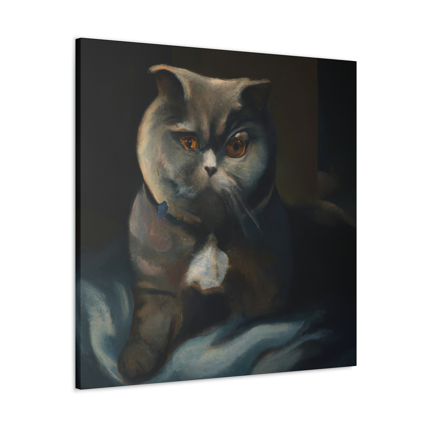 "Feline Impressionism Bliss" - Canvas