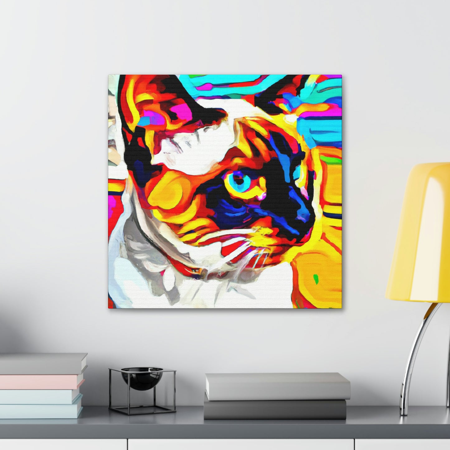 Siamese in Impressionism - Canvas