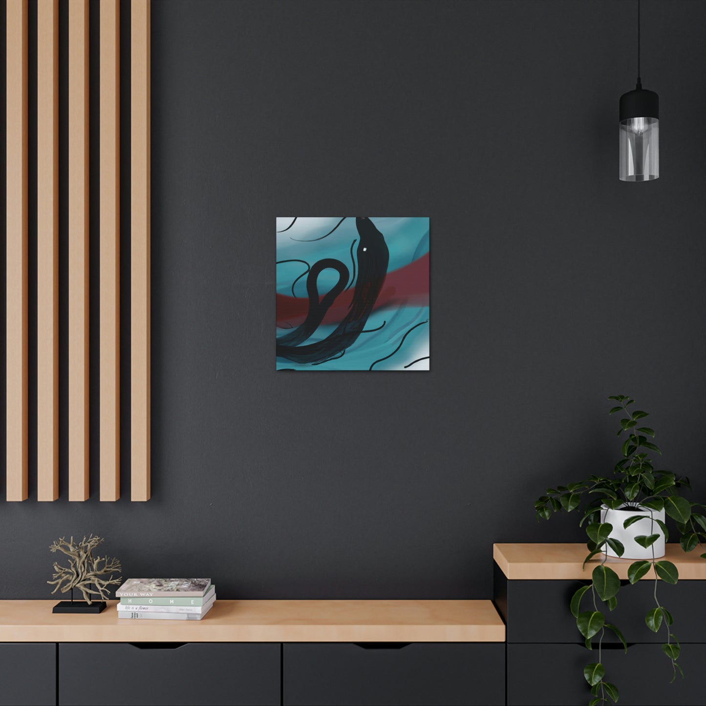 "Eels in Abstract Form" - Canvas