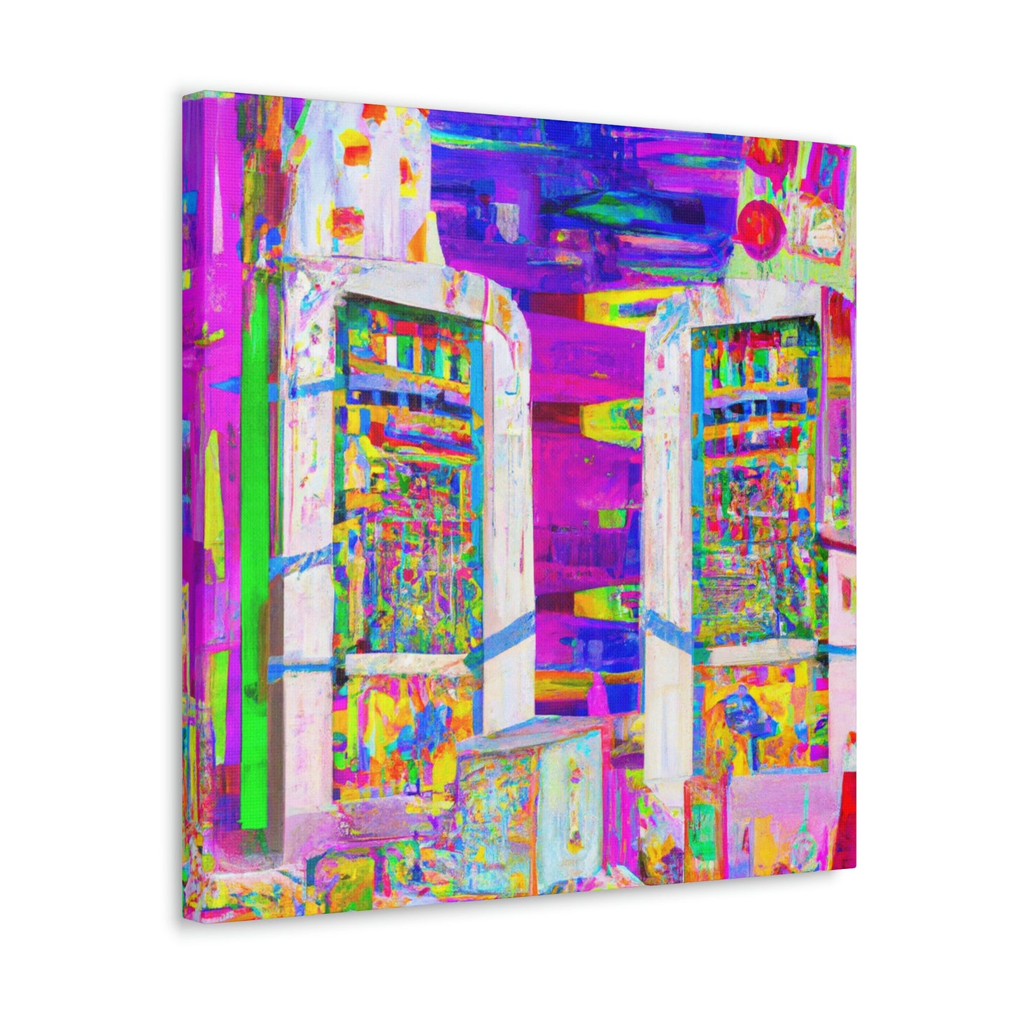 "Servers in Fauvism" - Canvas