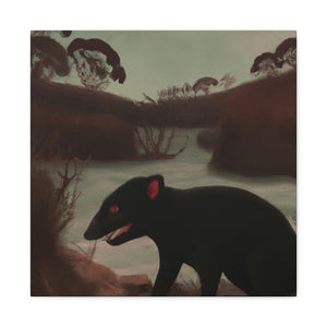 Devil in Tasmanian Land - Canvas