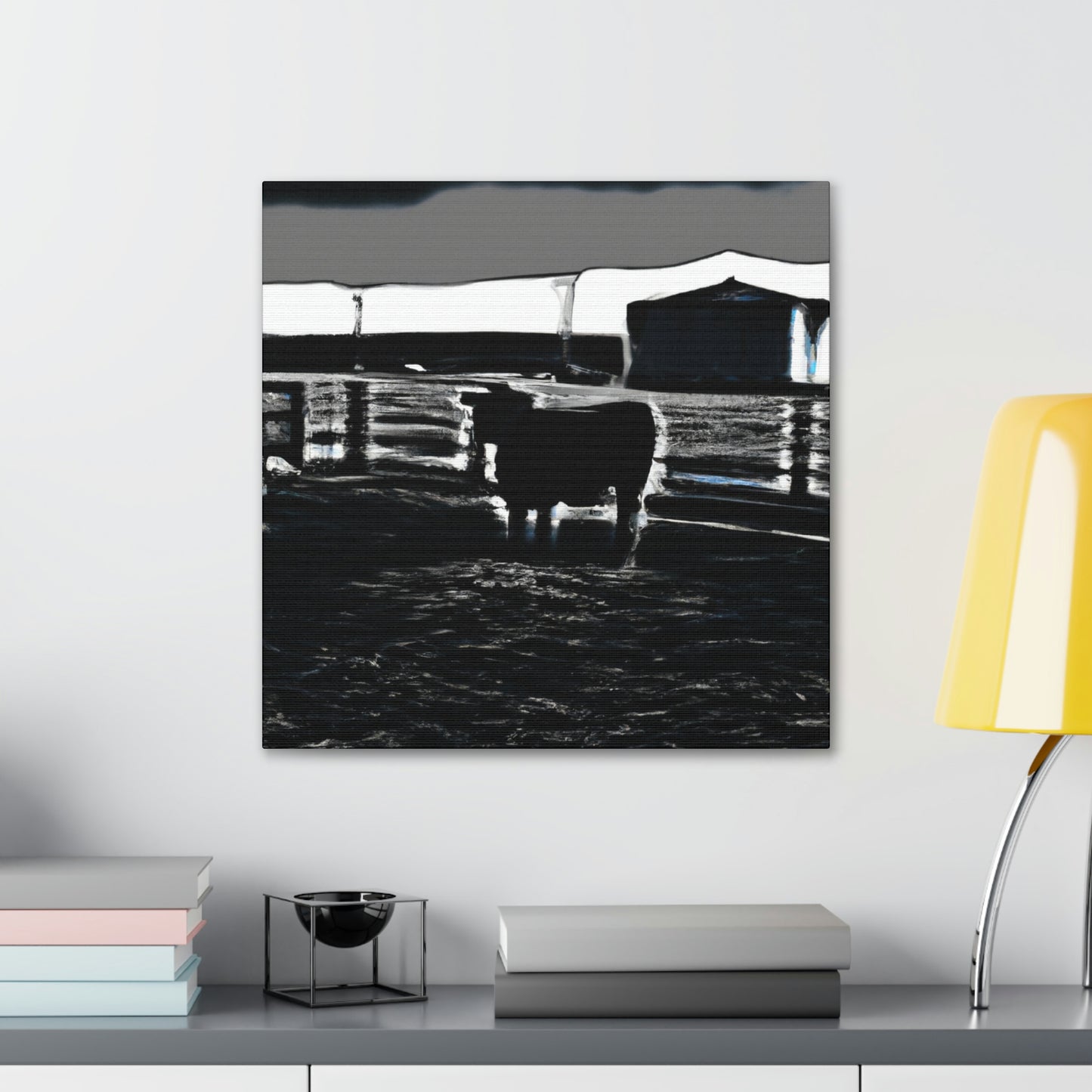 Black Angus Majesty - Canvas