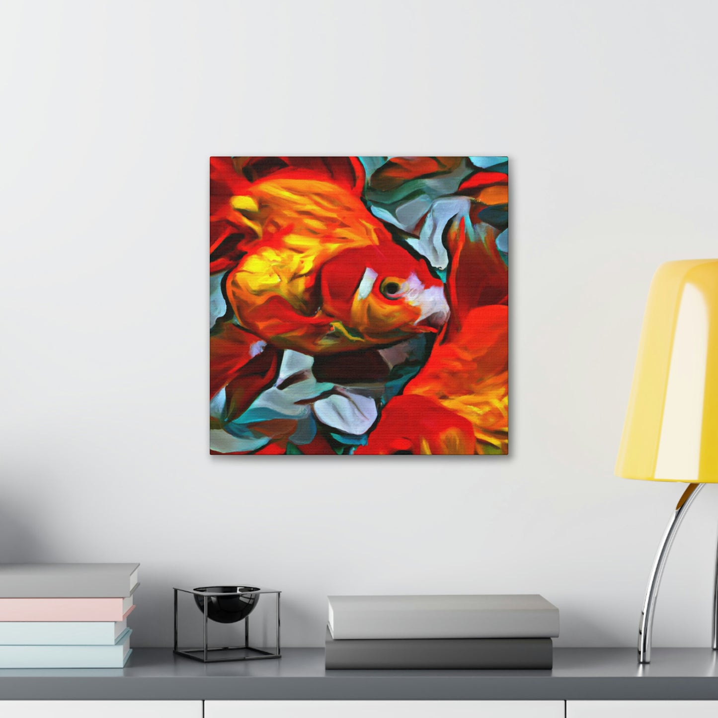 Golden Fish Dreaming - Canvas