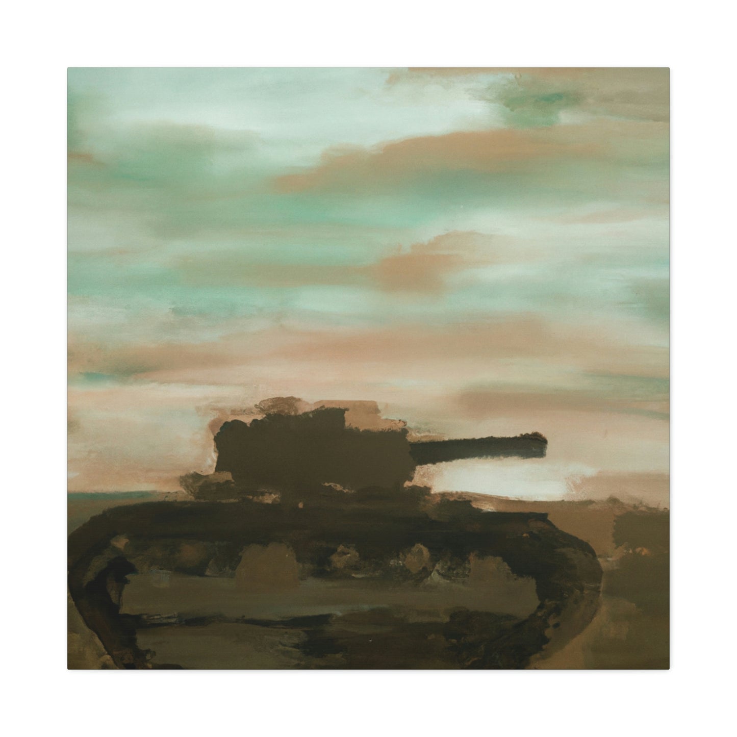 Tank in Abstract Form - Canvas