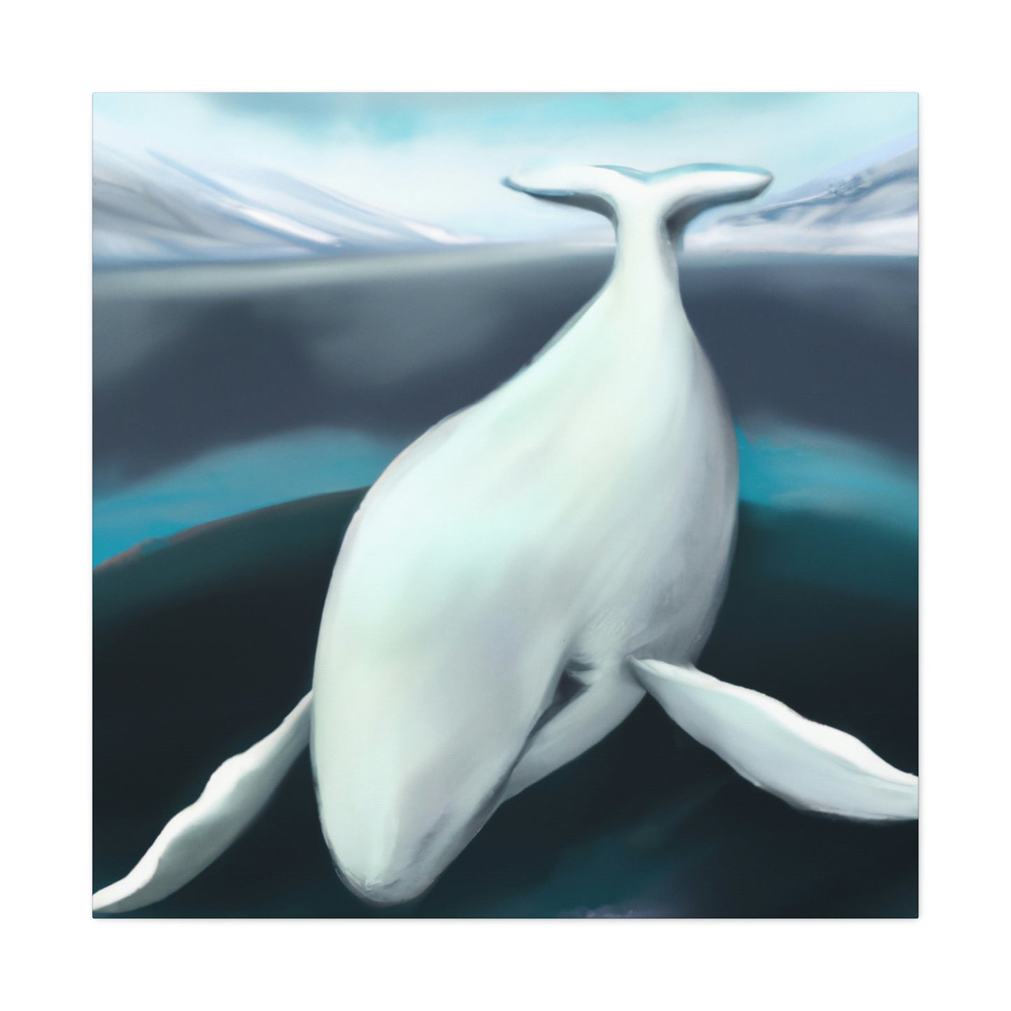 "Bowhead Whale Migration" - Canvas