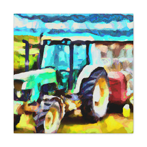 A Tractor's Endurance - Canvas