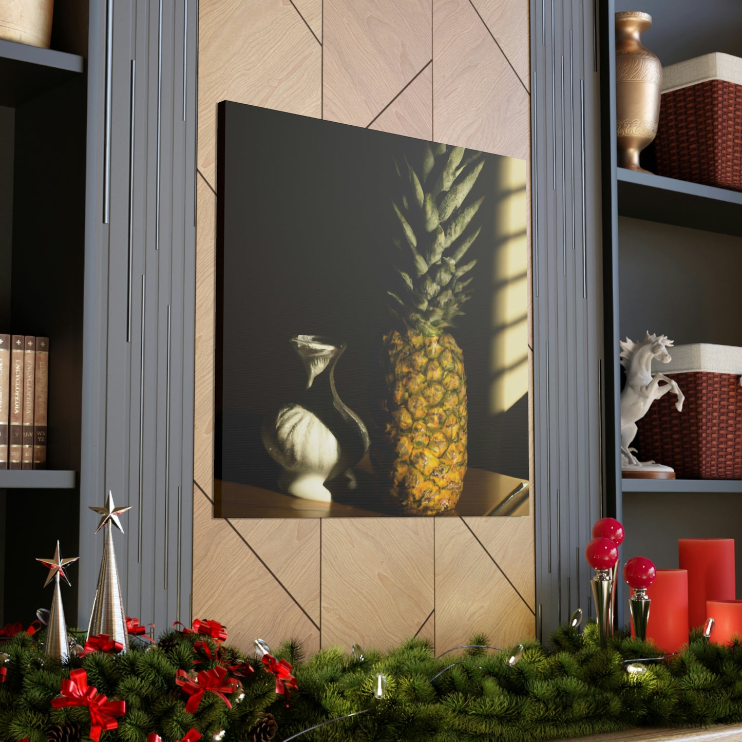 "Pineapple Paradise Deco" - Canvas