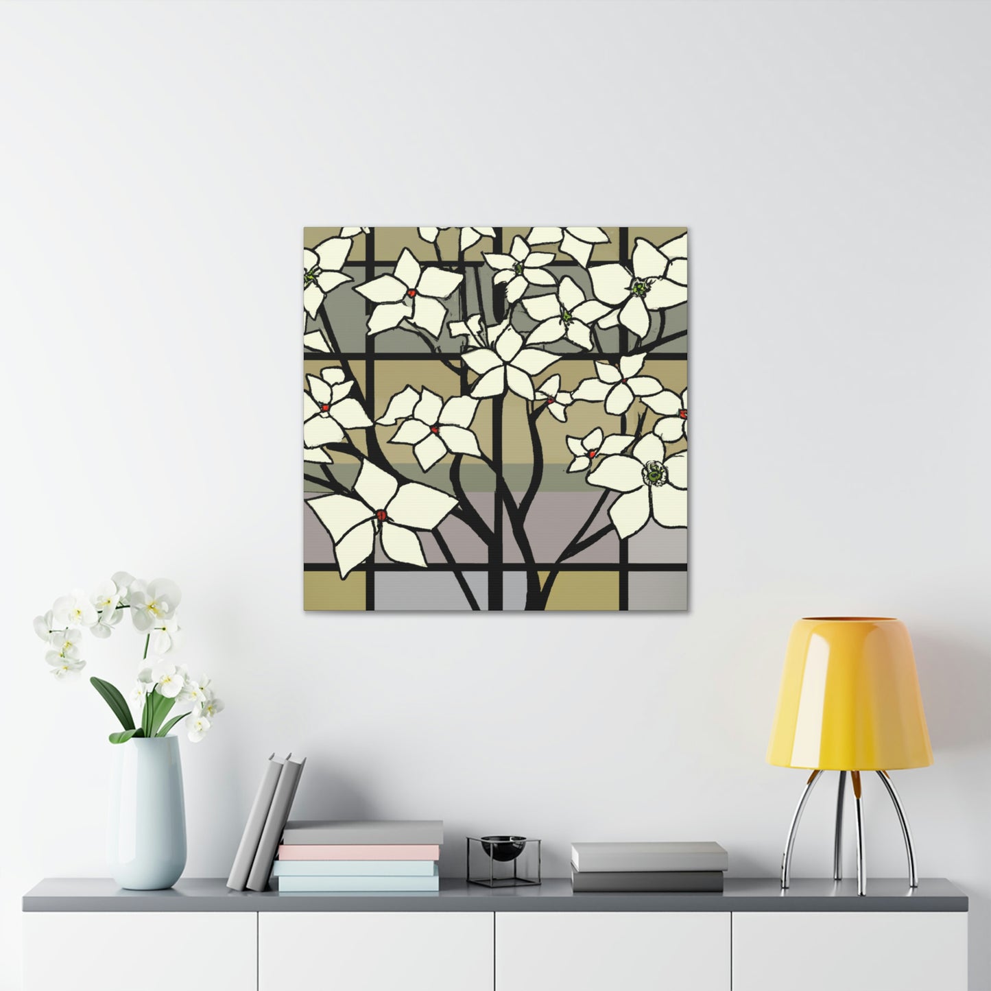 "Spear of Dogwood Blossoms" - Canvas