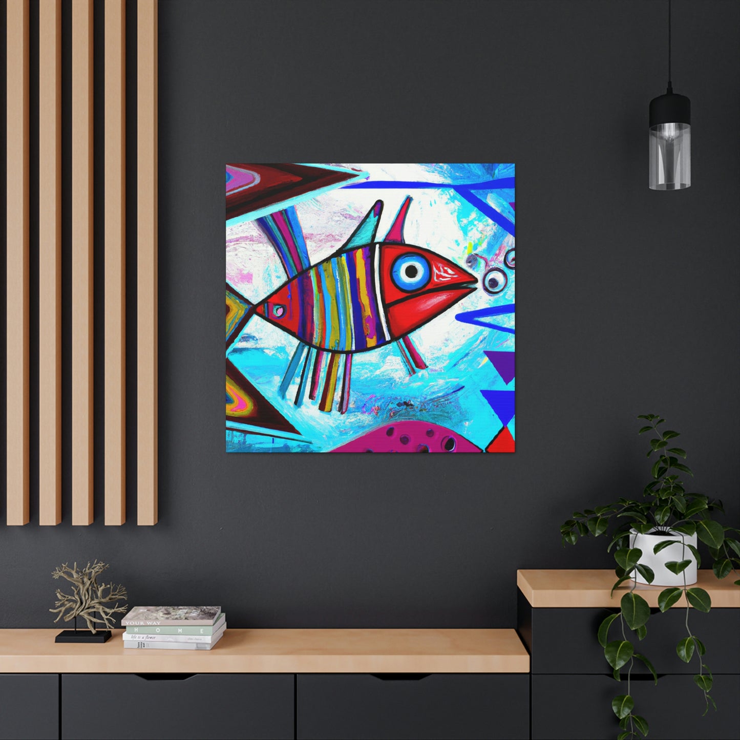 "Fish of the Unseen" - Canvas