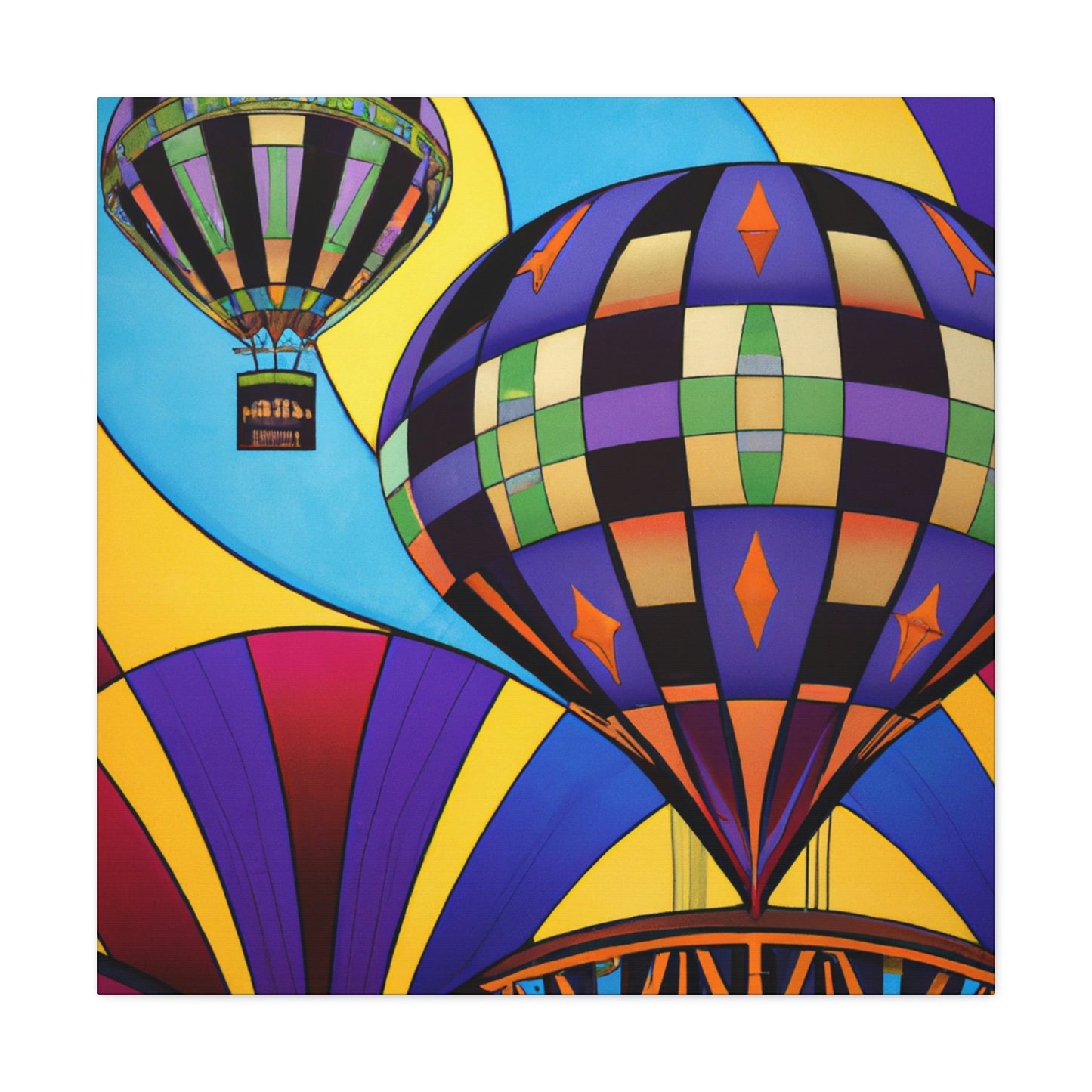 "Hot Air Adventures Await" - Canvas