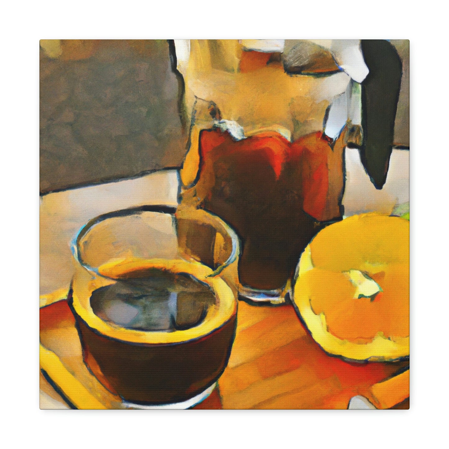 Coffee in Fauvism - Canvas