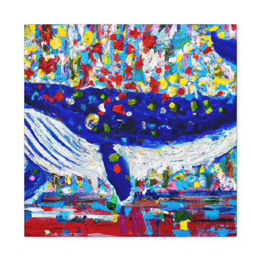 Whale in Motion﻿ - Canvas