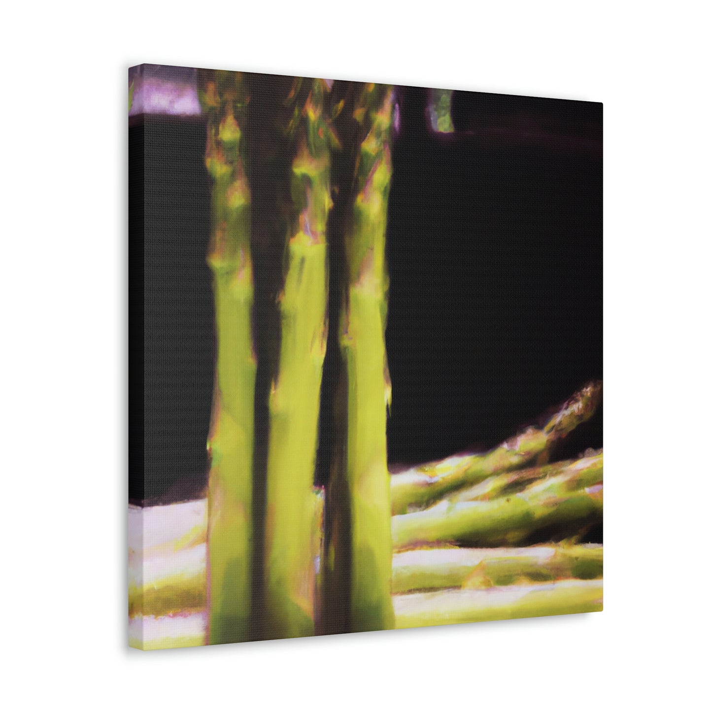 "Asparagus Aesthetic Abstract" - Canvas