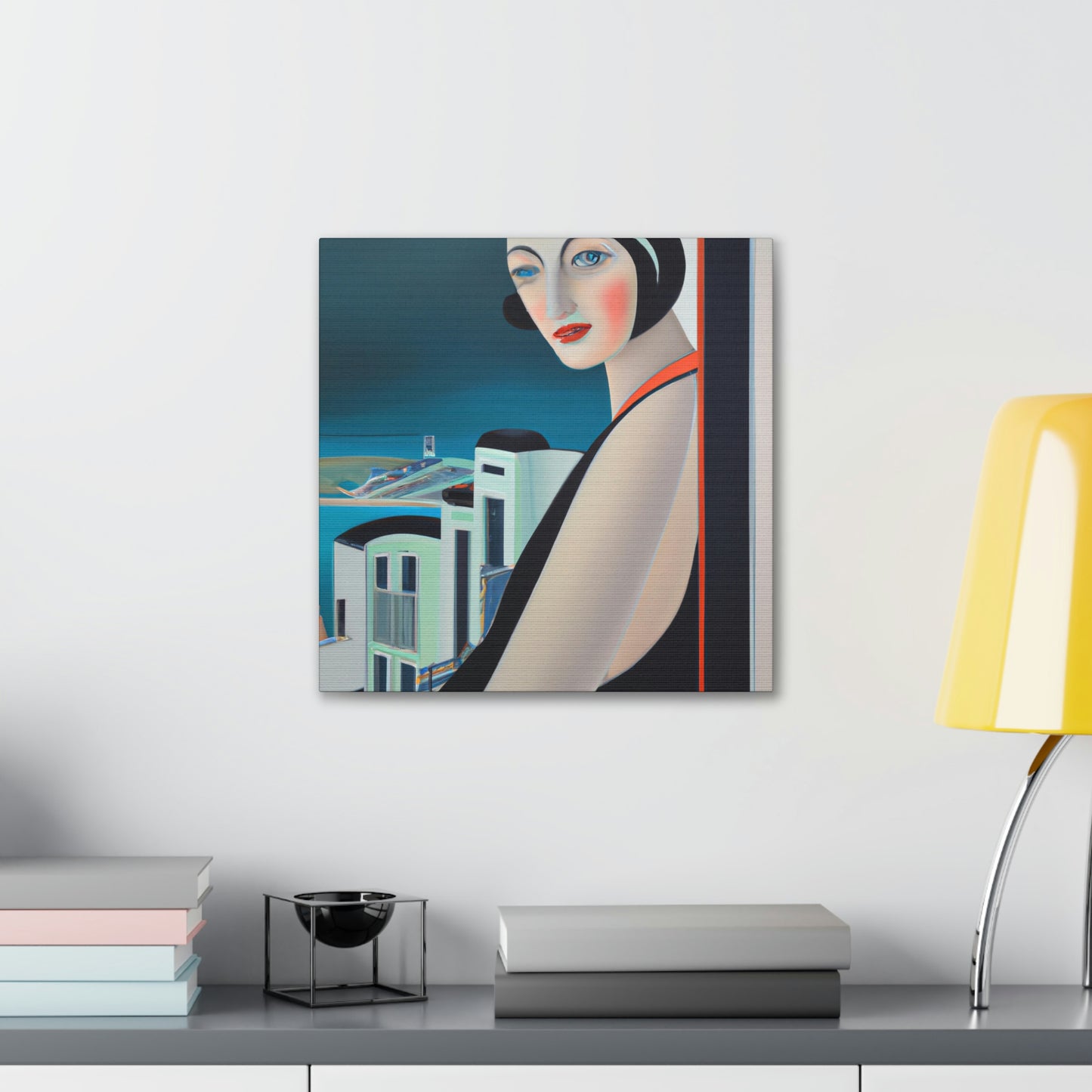 Majestic Art Deco Sun - Canvas