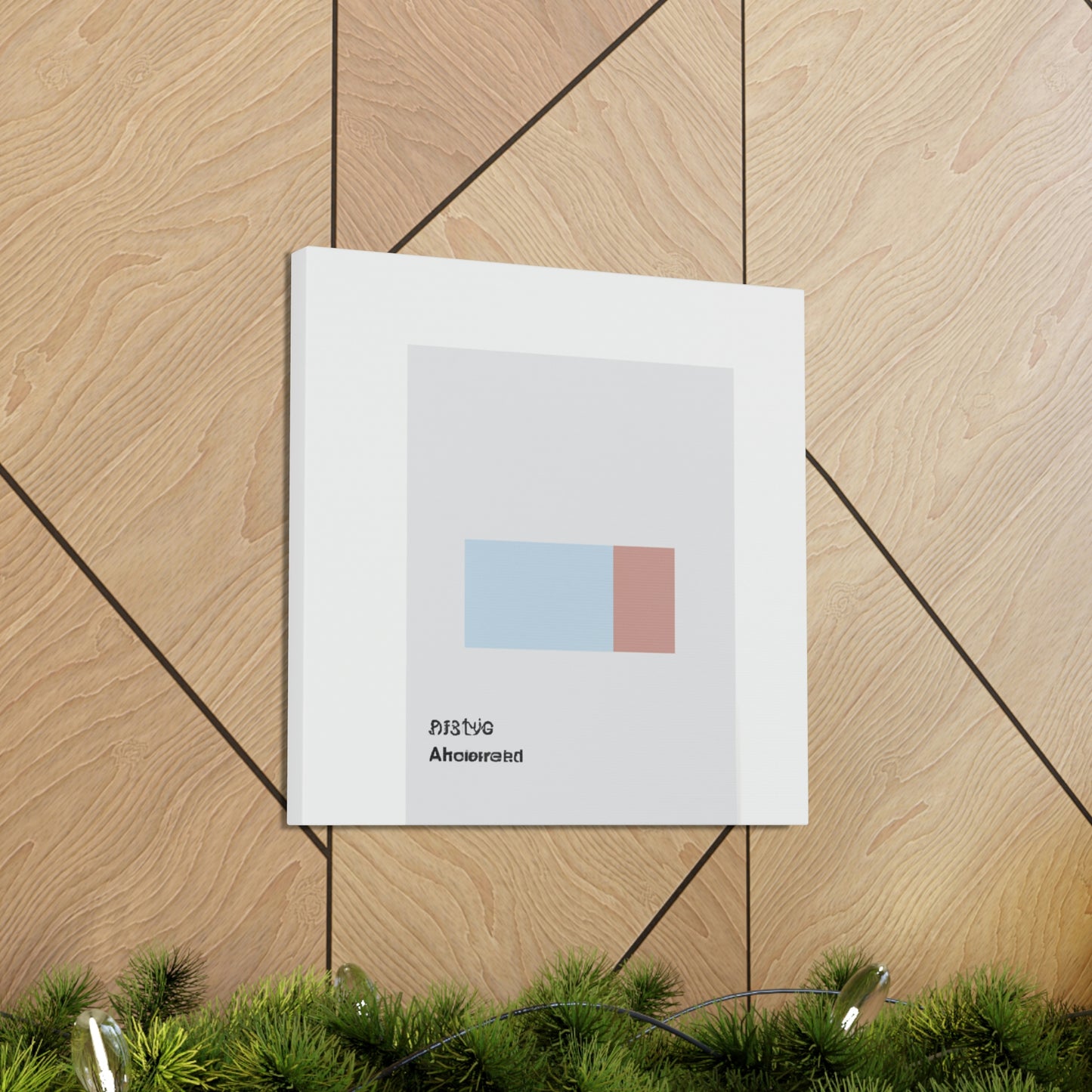 Crisp Chromatic Simplicity - Canvas