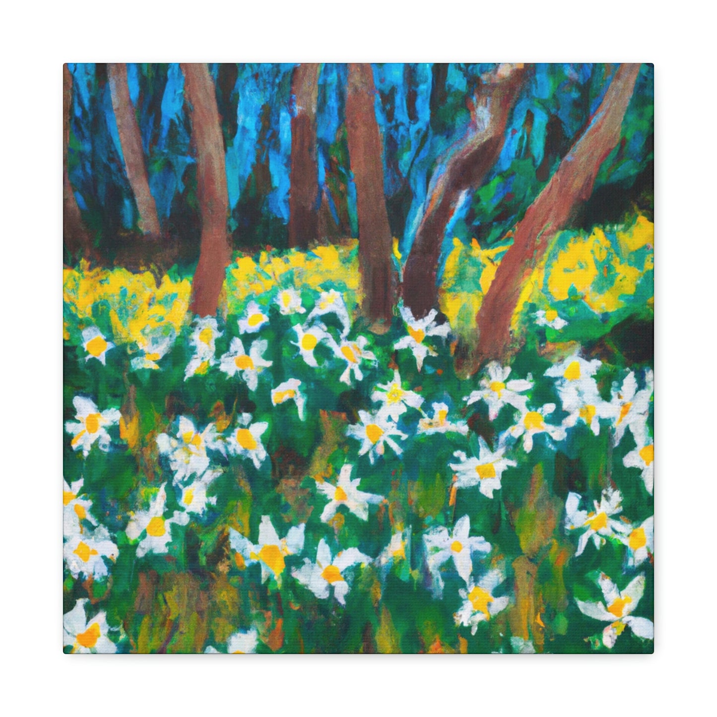 "Daffodil: Awe Ablaze" - Canvas