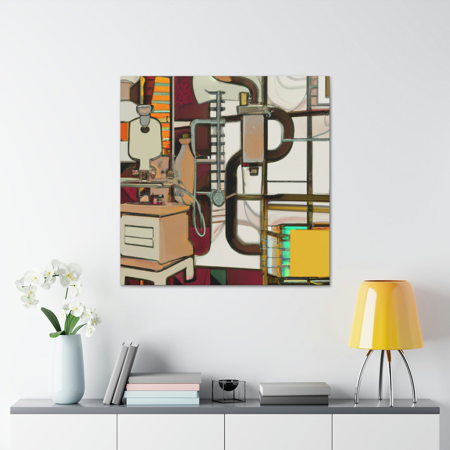 "Lab Equipment Refined Beauty" - Canvas