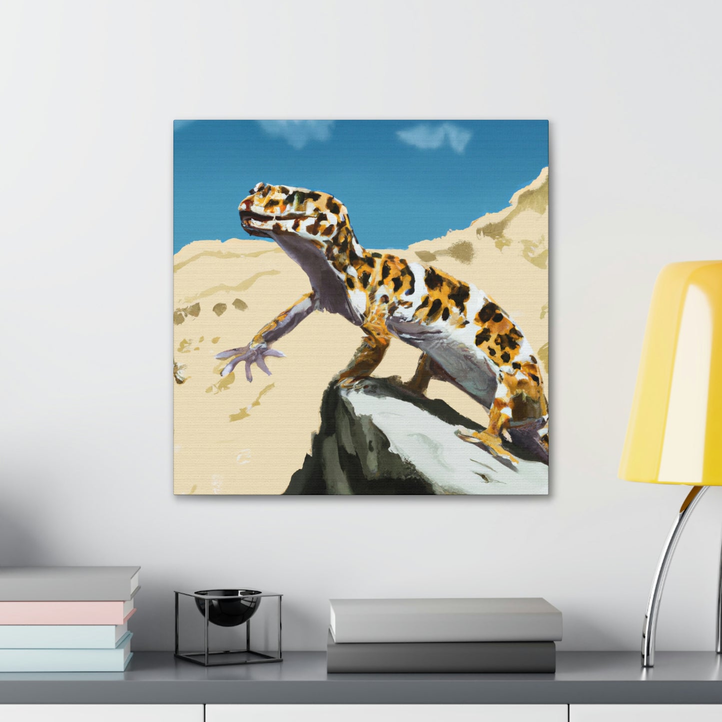 Leopard Gecko Elegance - Canvas