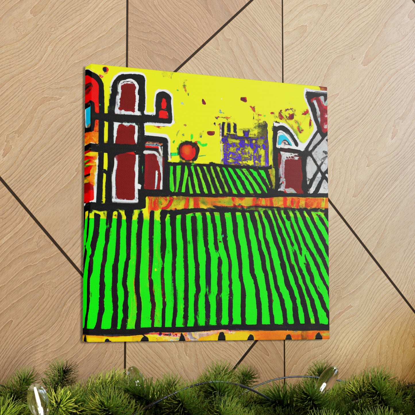 Harvesting Crops Abloom - Canvas