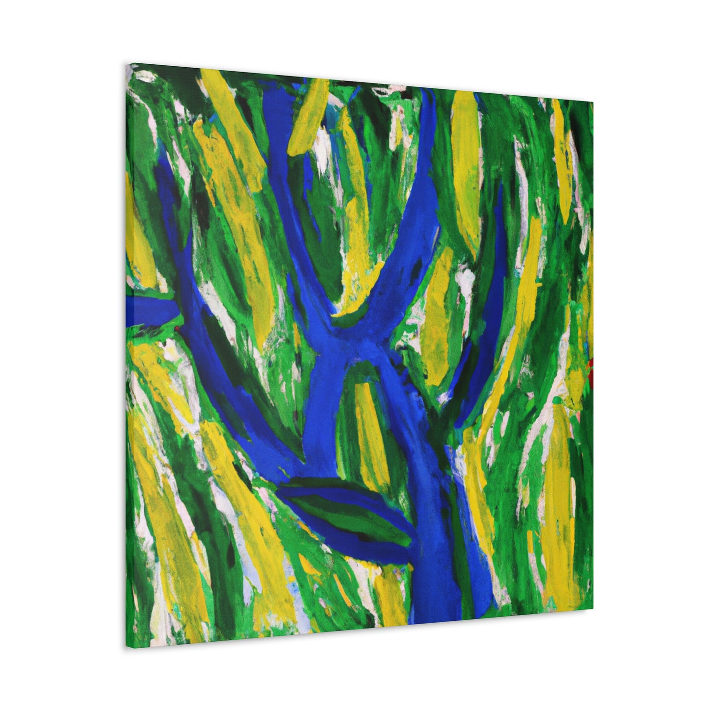 "Willow Tree in Moonlight" - Canvas