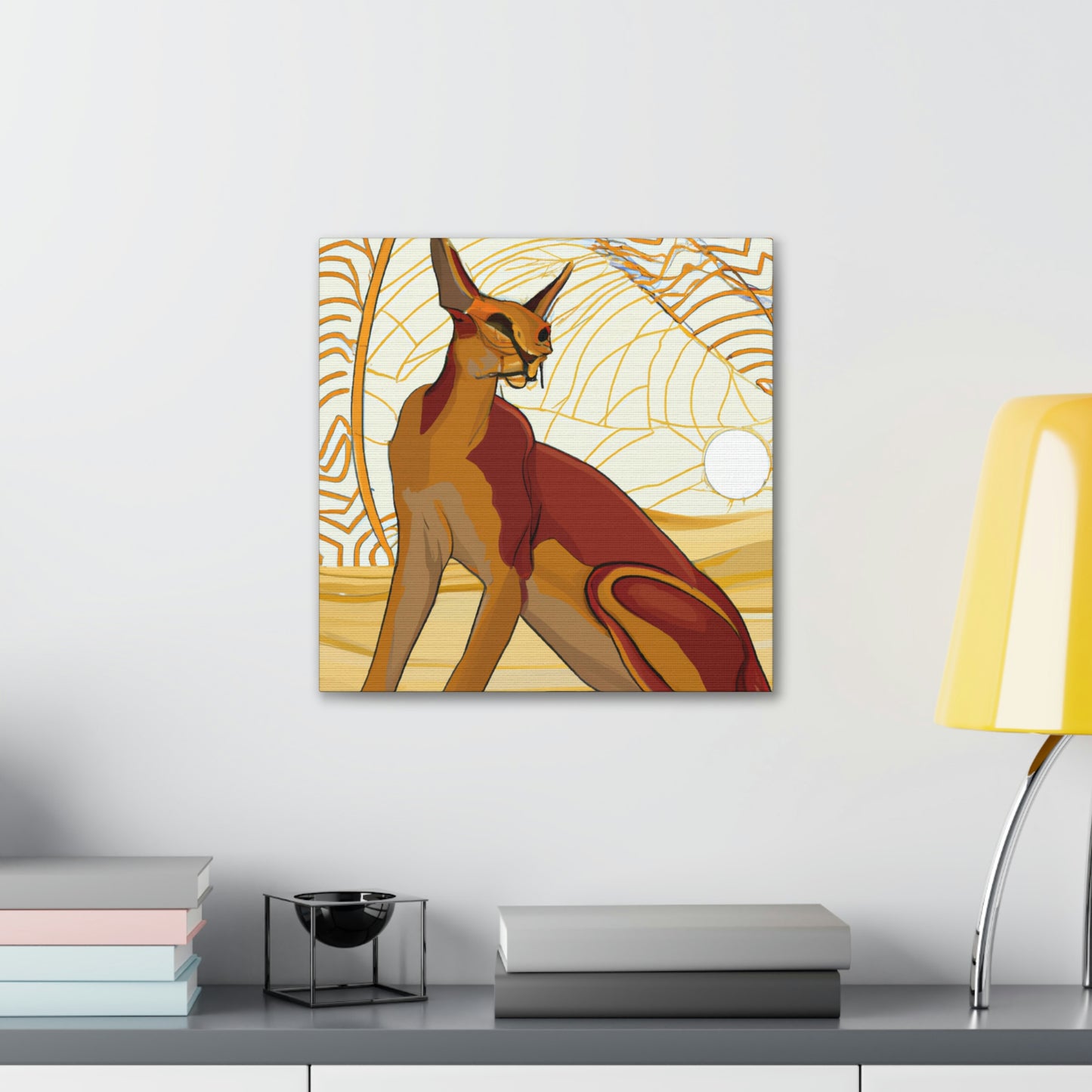 Radiant Caracal Splendor - Canvas