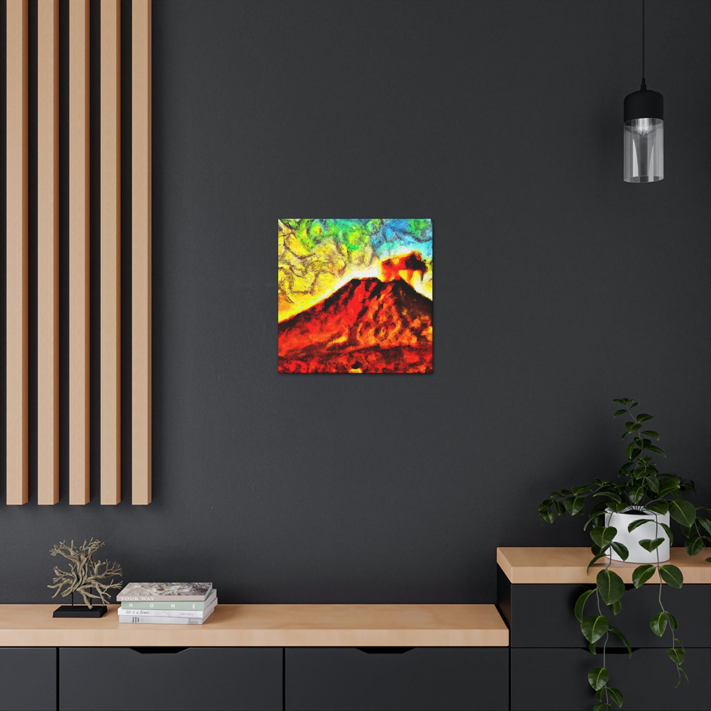 Volcanic Eruption Beauty - Canvas