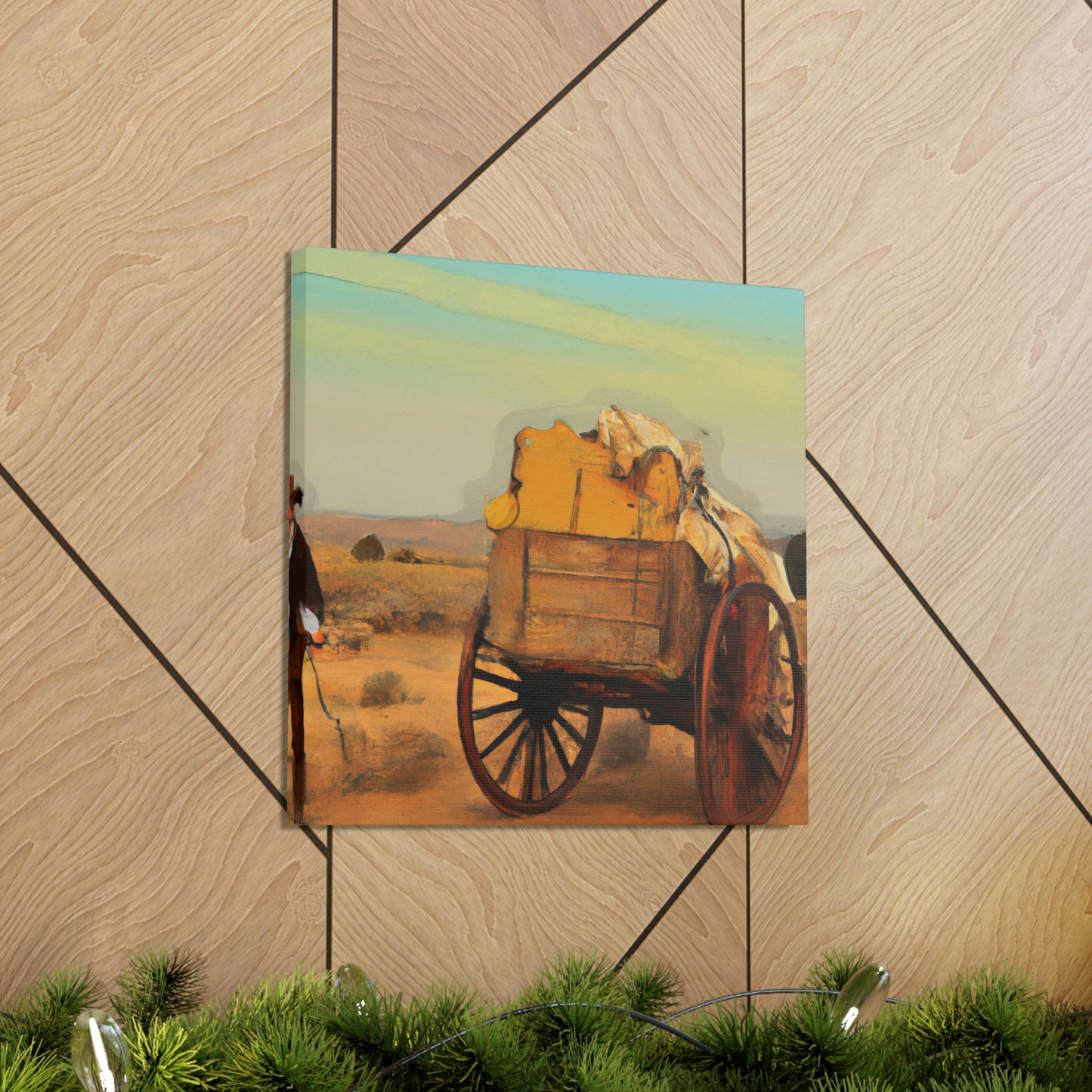 The Chuck Wagon Dance - Canvas