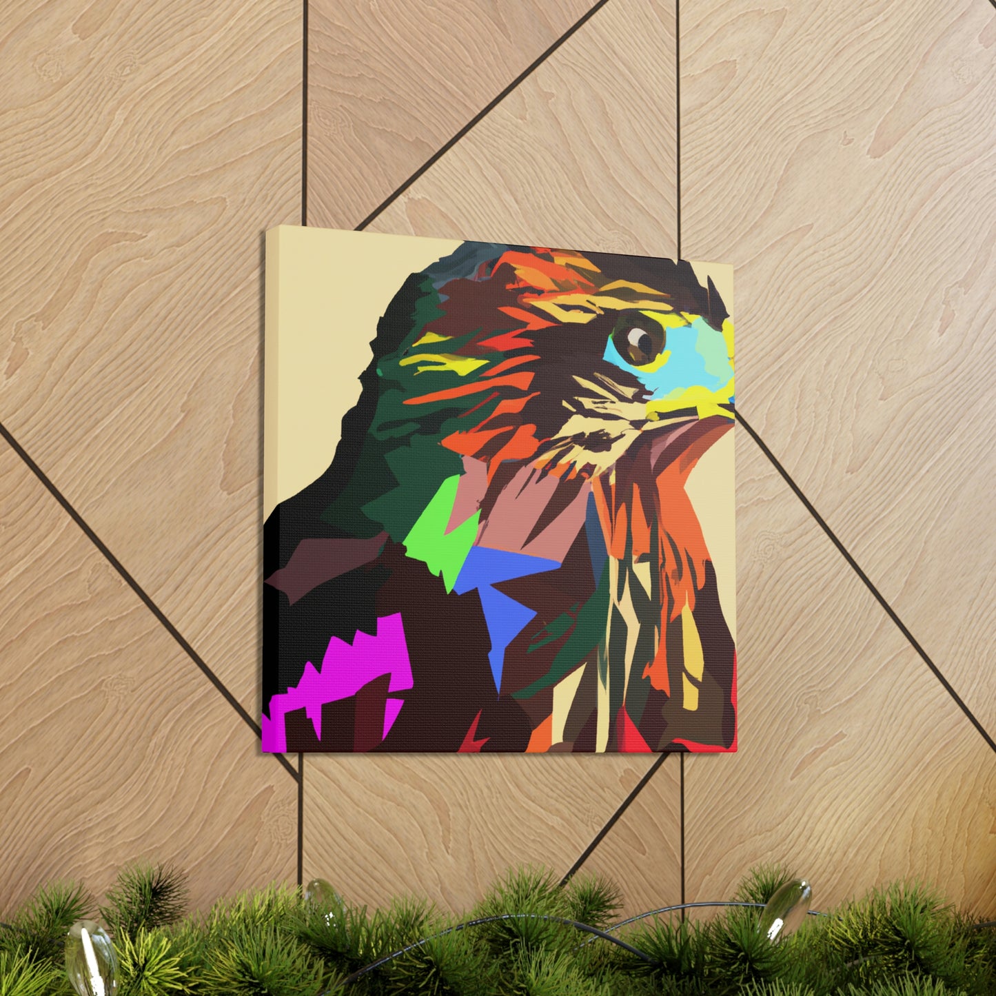 Hawk in Pop Art - Canvas