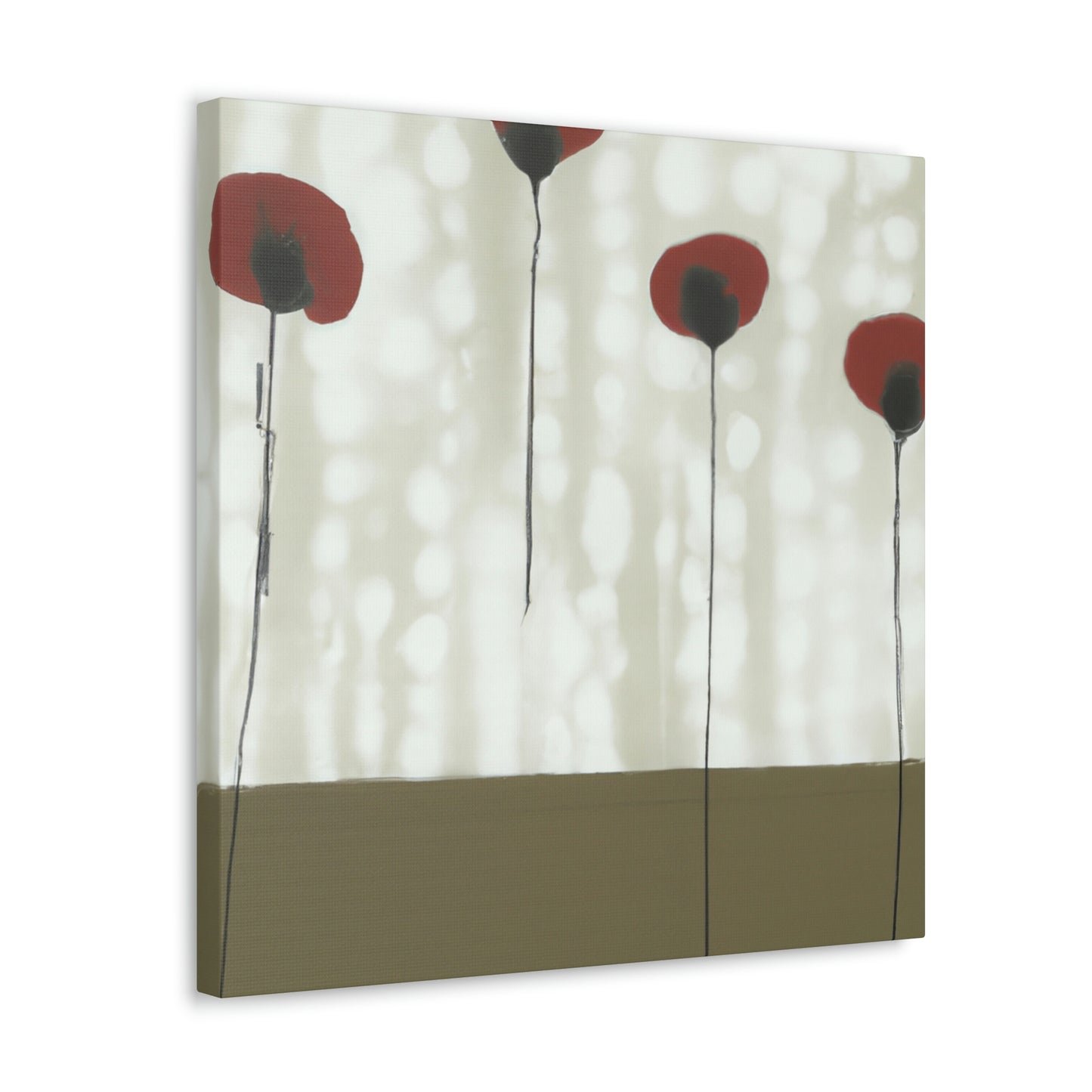 Poppies in Reflection - Canvas