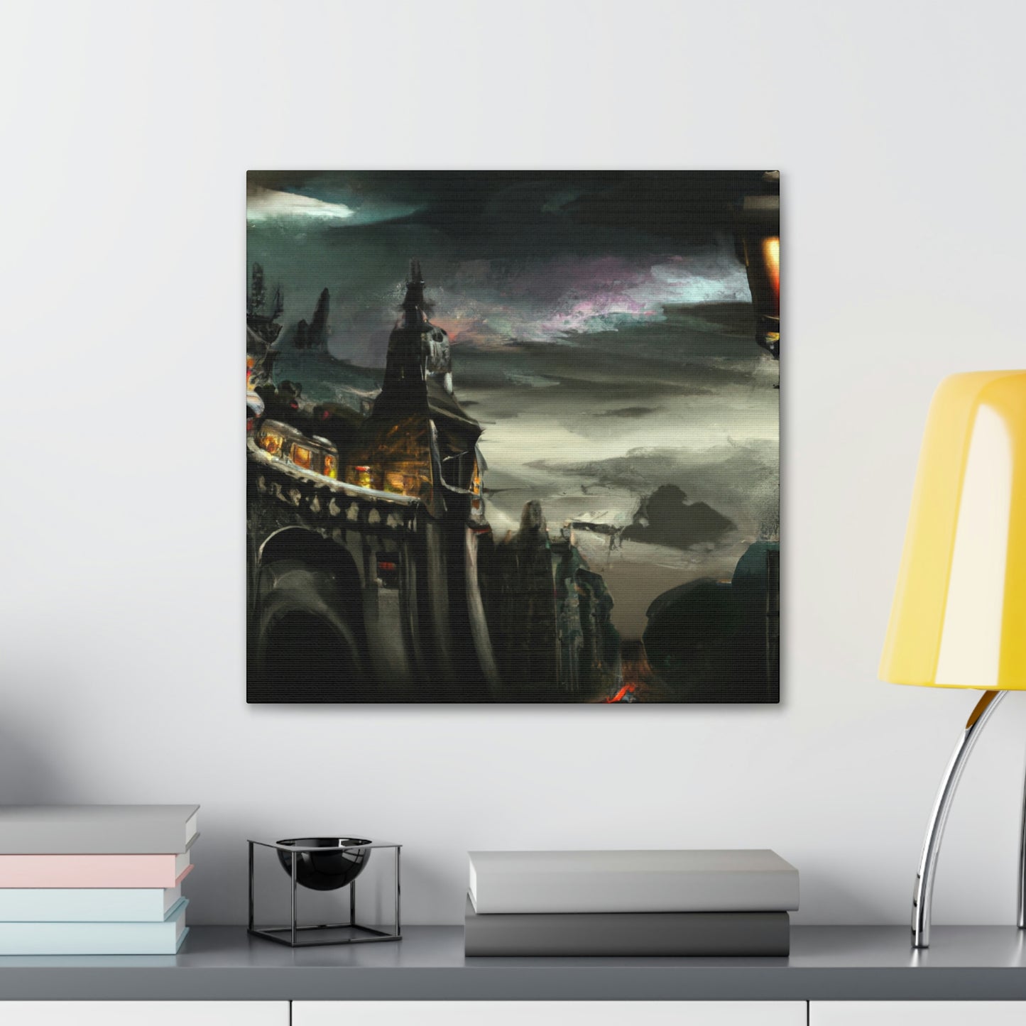 Baroque Digital Splendor - Canvas