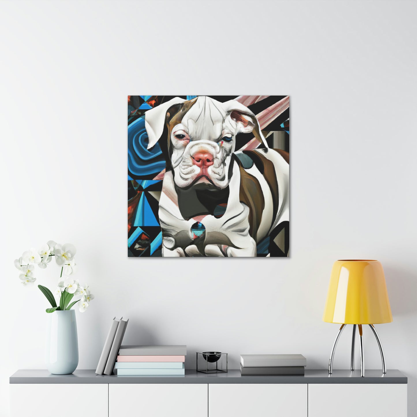 American Bulldog Dreamscape - Canvas