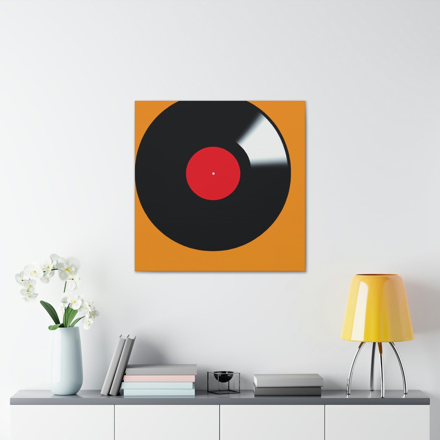 Vinyl Story Told Minimally - Canvas