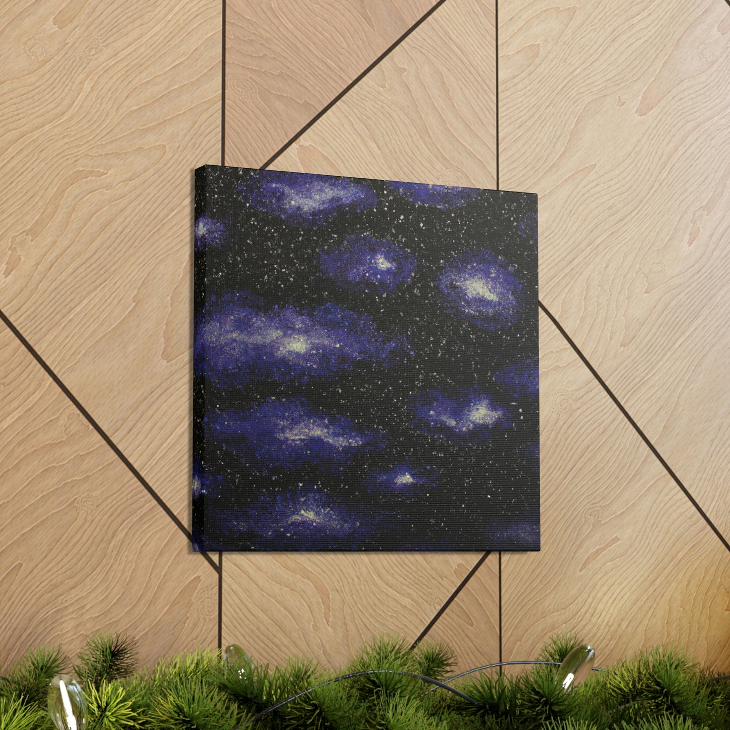 Nebula in Pointillism - Canvas