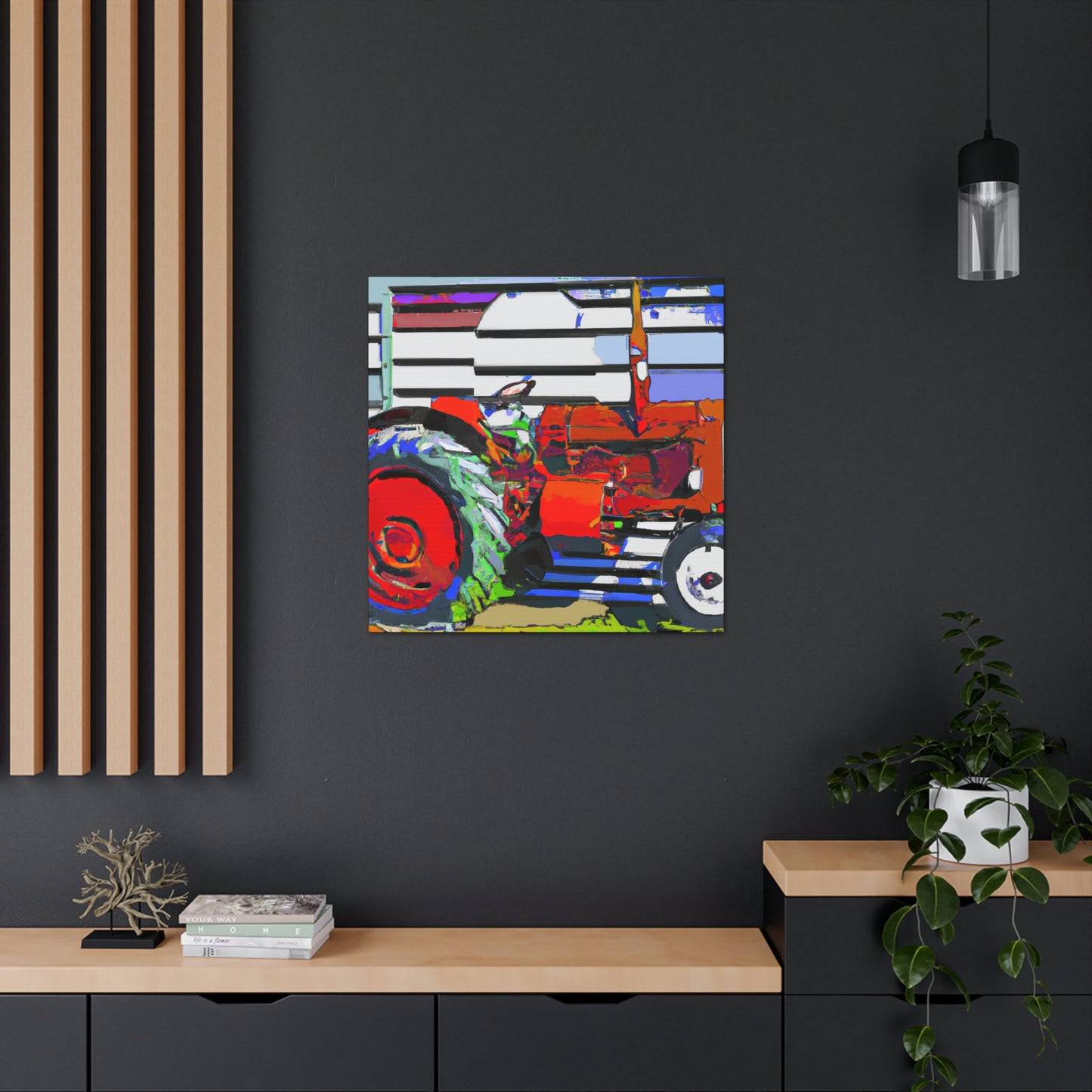 "Tractor of the Fields" - Canvas