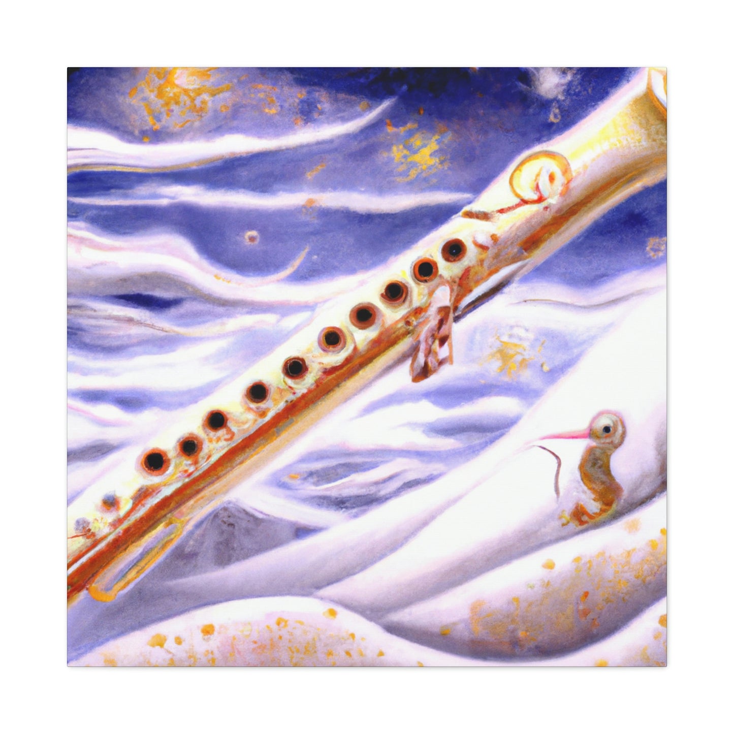 "Flute of Dreamscapes" - Canvas