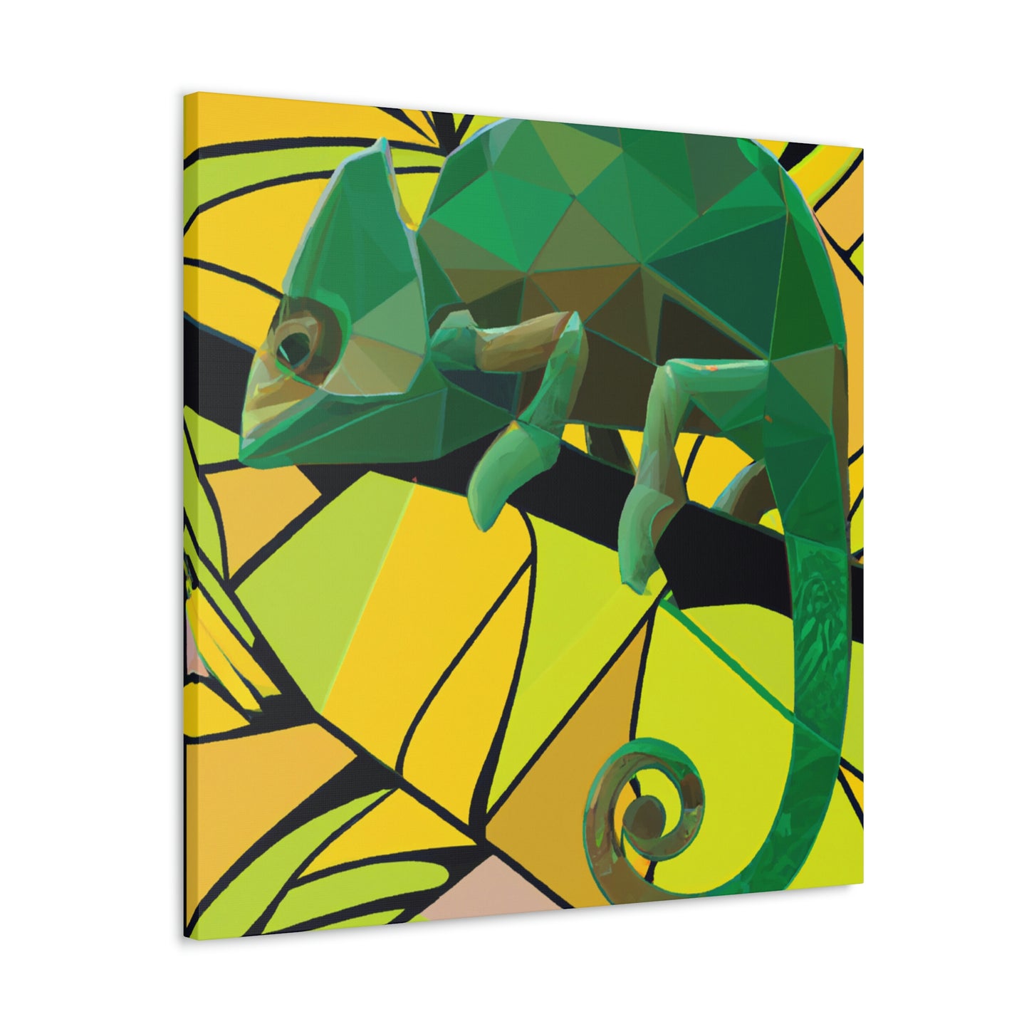 "Chameleon Calling Card" - Canvas