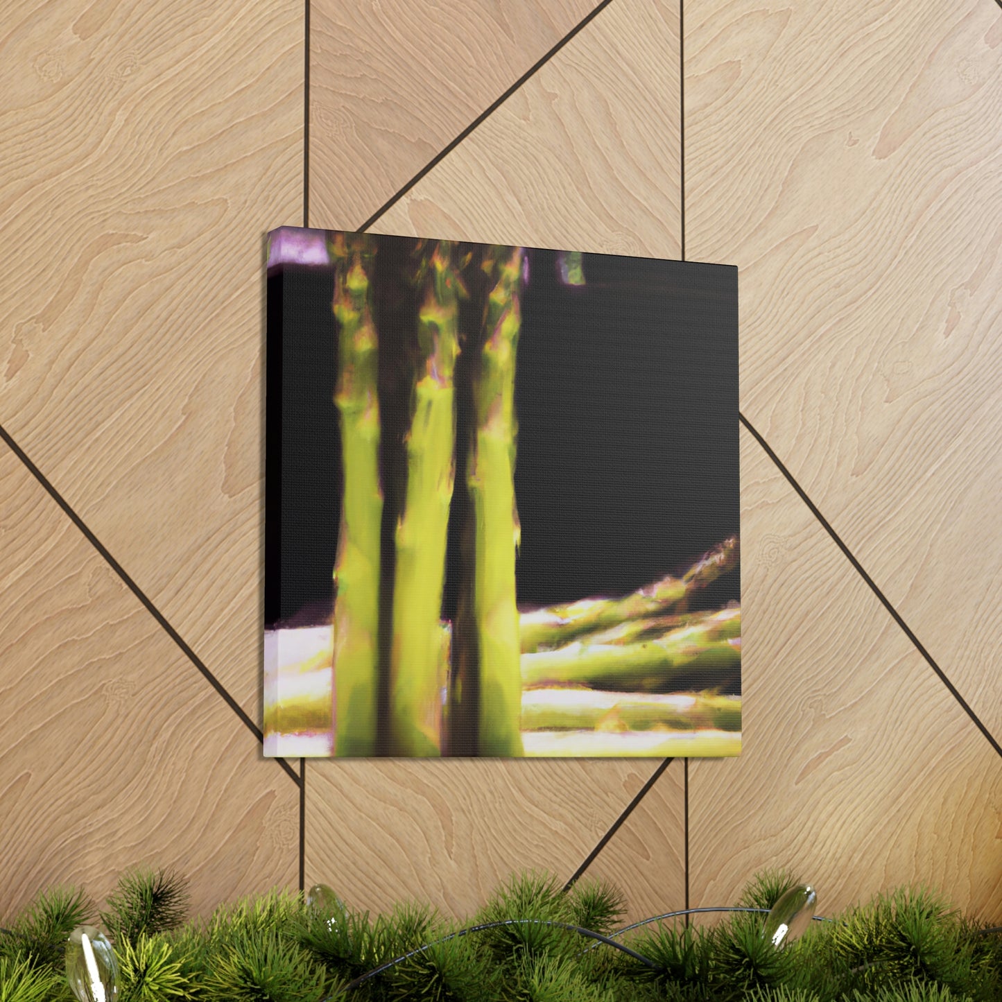 "Asparagus Aesthetic Abstract" - Canvas