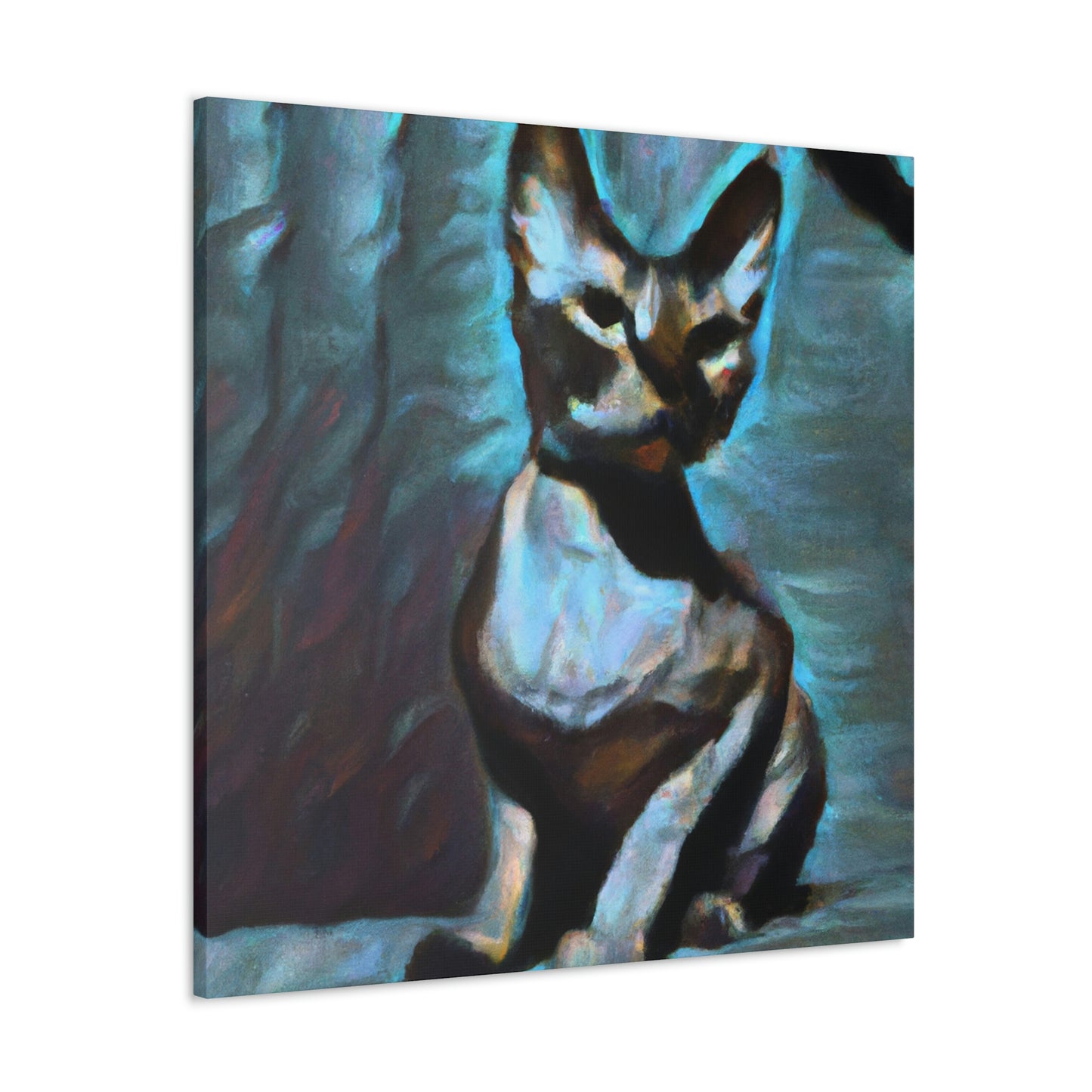 Feline Fauvist Fantasy - Canvas