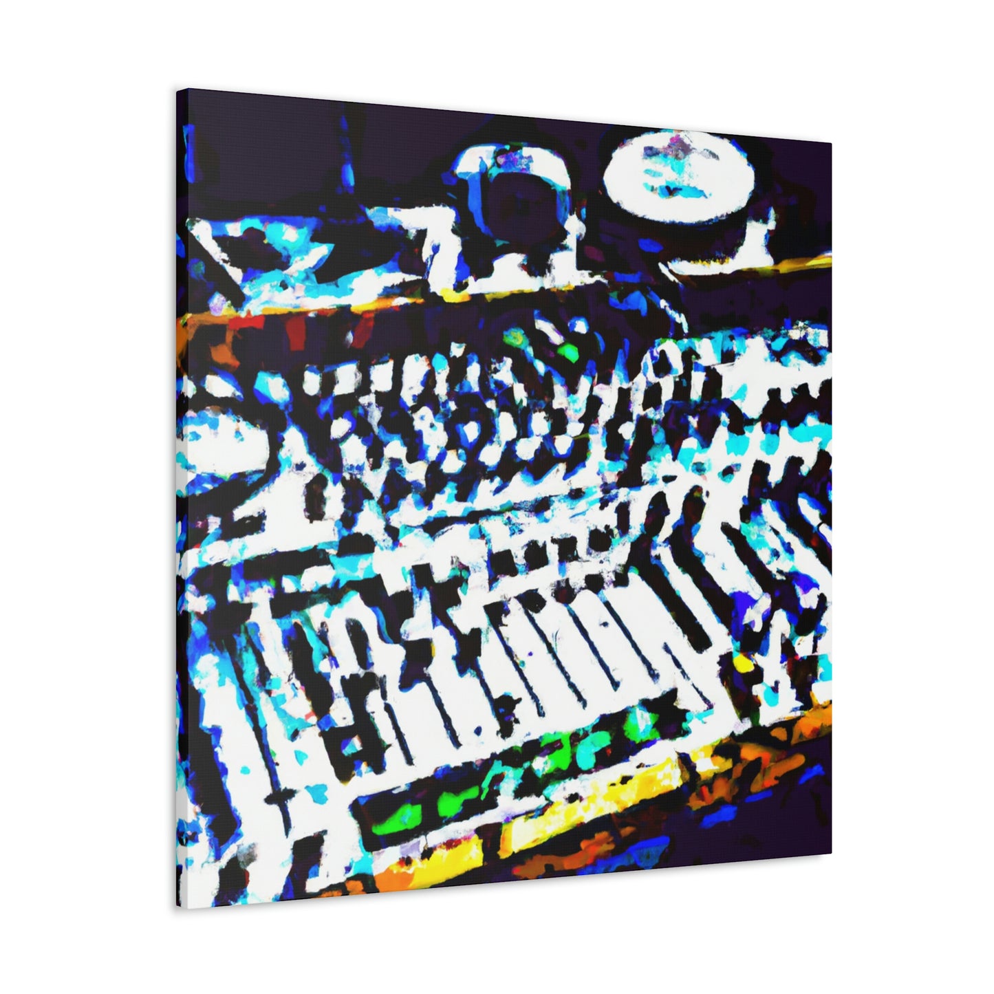 "Mixing Board Melodies" - Canvas