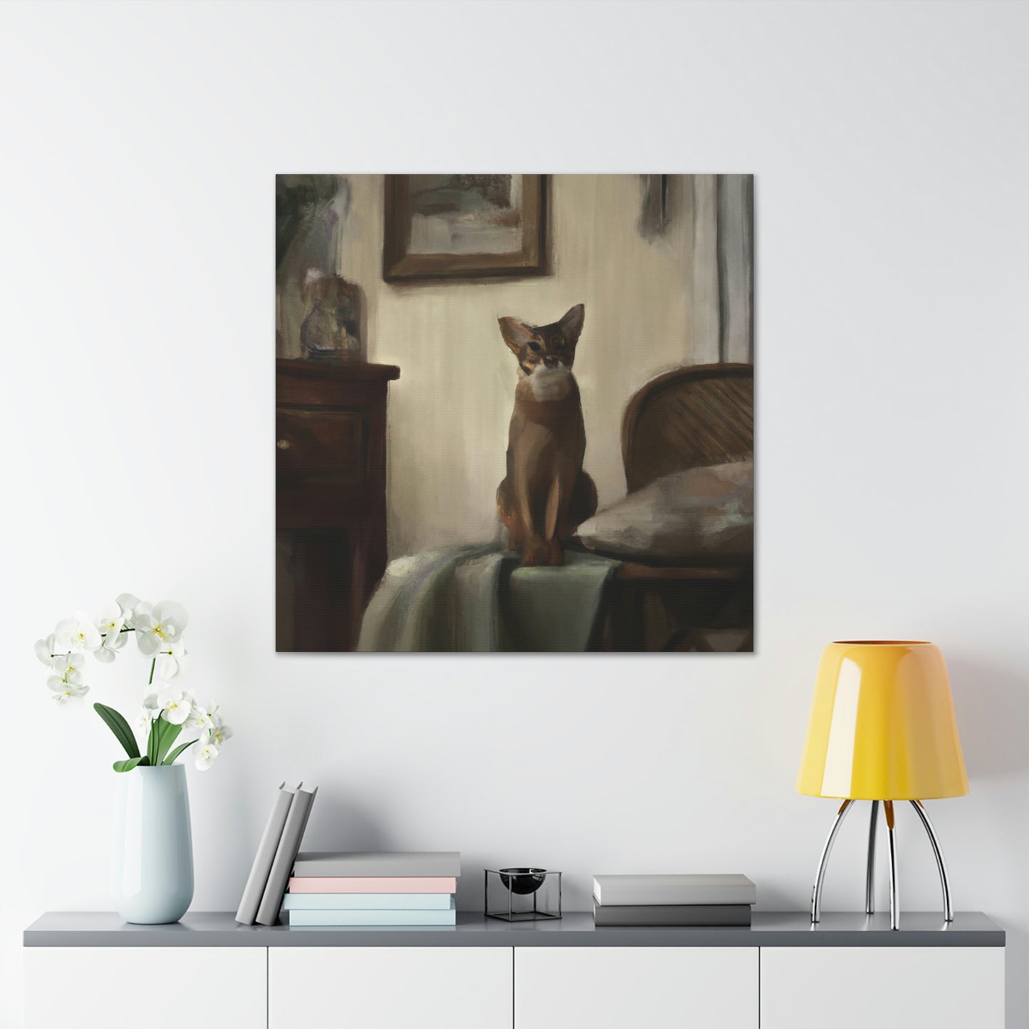 "Abyssinian Impressionist Dream" - Canvas