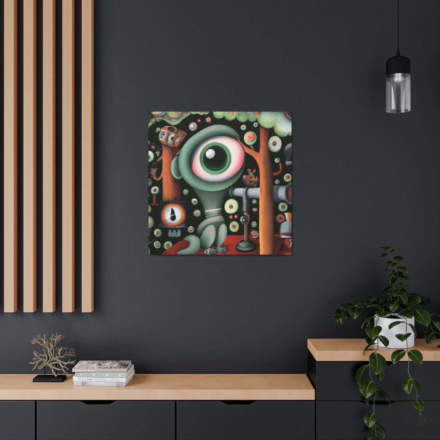 "Camouflaged Surreal World" - Canvas