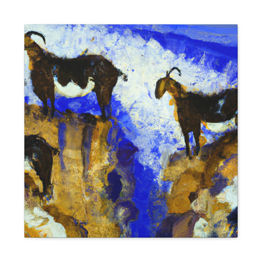 Mountain Goats Unleashed - Canvas