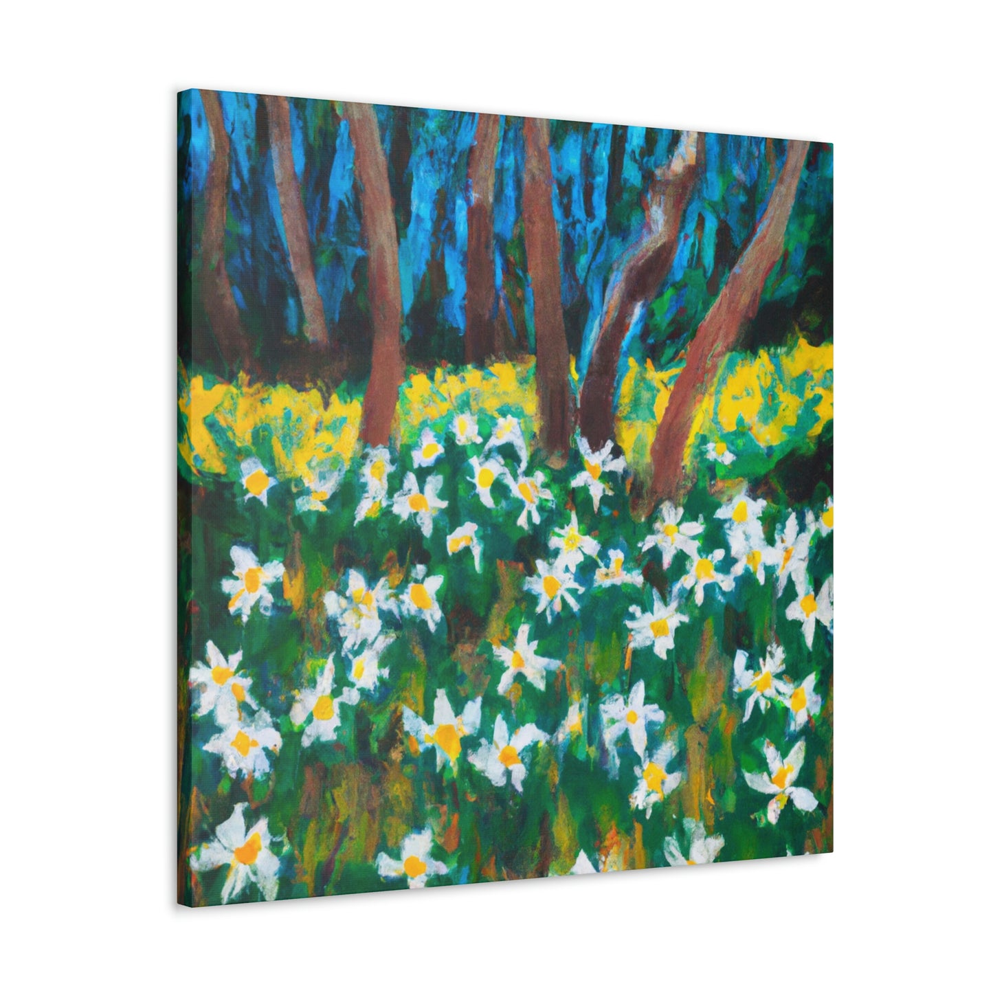 "Daffodil: Awe Ablaze" - Canvas