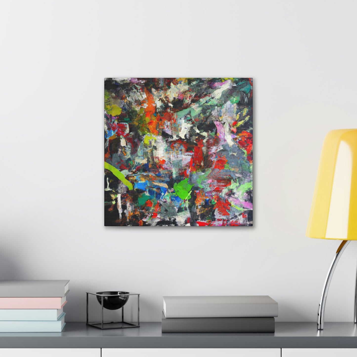 Rivers of Colorful Emotion - Canvas