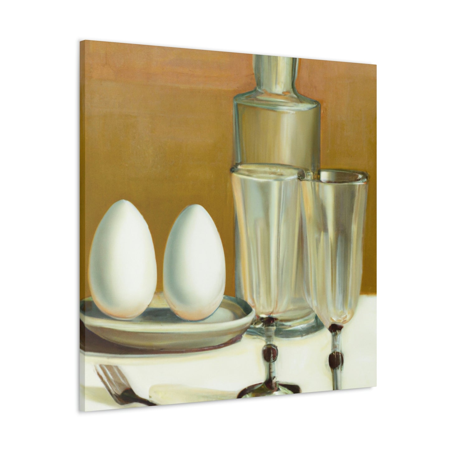 "Eggs in Art Deco". - Canvas