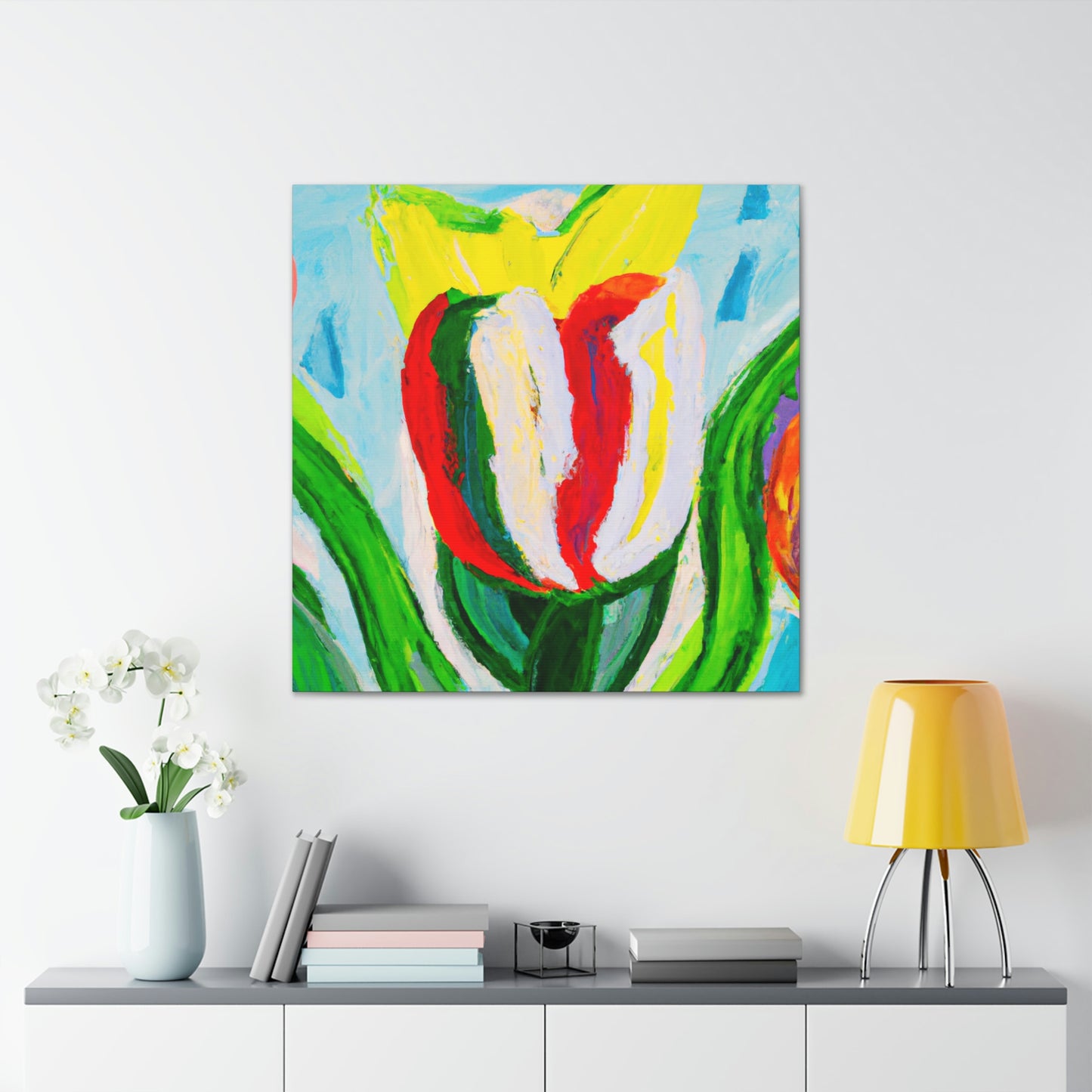 "Tulip Dance of Color" - Canvas