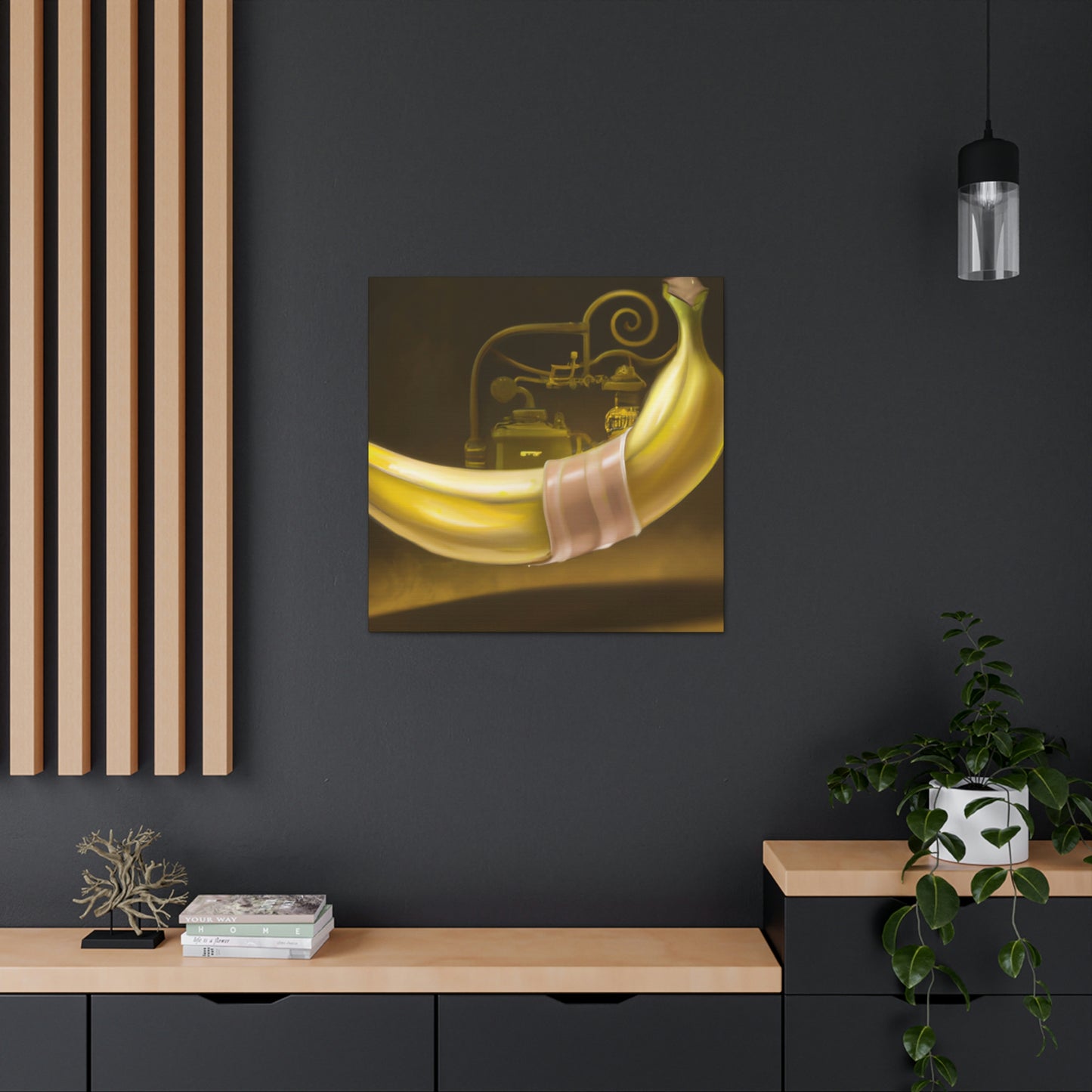 Banana in Steampunkland - Canvas